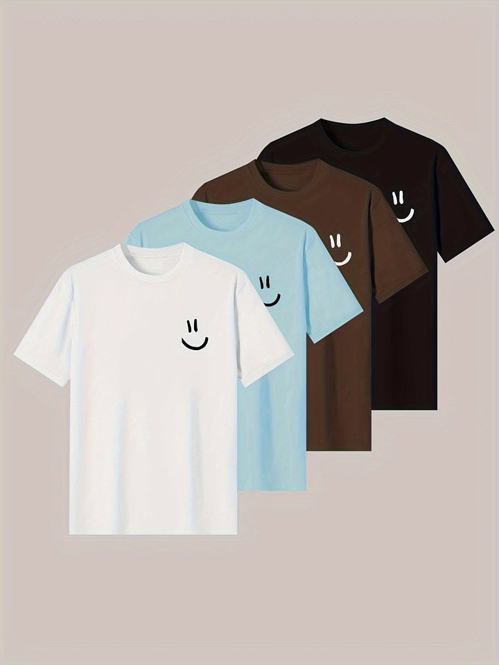 Levoire | T-Shirt Homme Simplement Imprimé À Manches Courtes