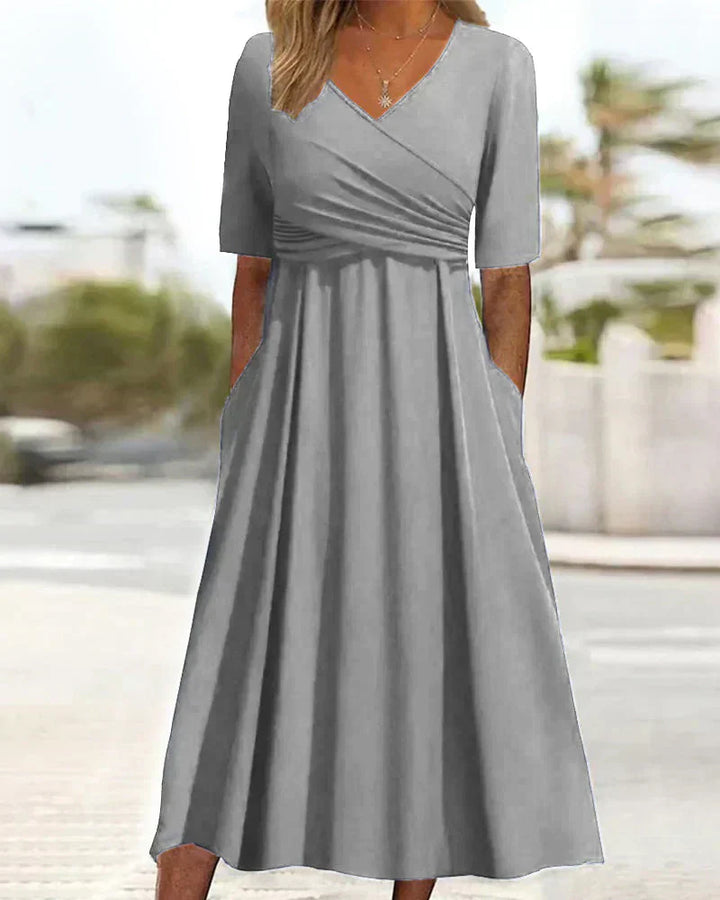 Levoire | Robe Crossover Tendance Gris