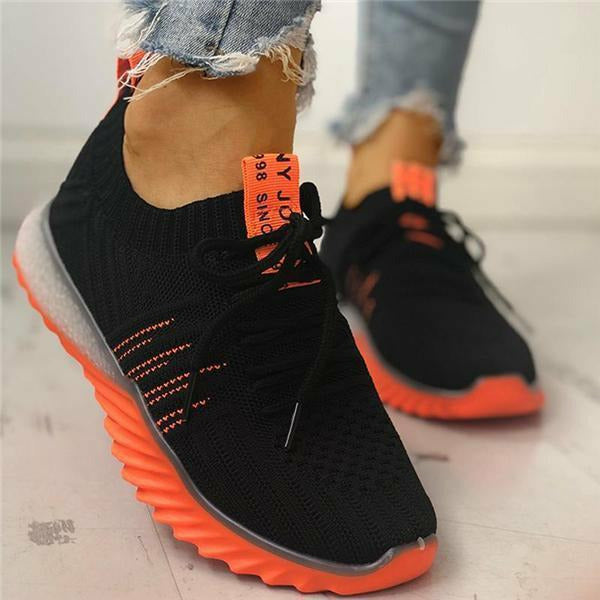 Levoire | Baskets De Sport En Maille Avec Lacets Et Semelle Ergonomique Pour Femmes