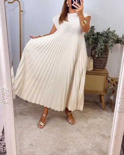 Levoire | Robe Plisse Sans Manches