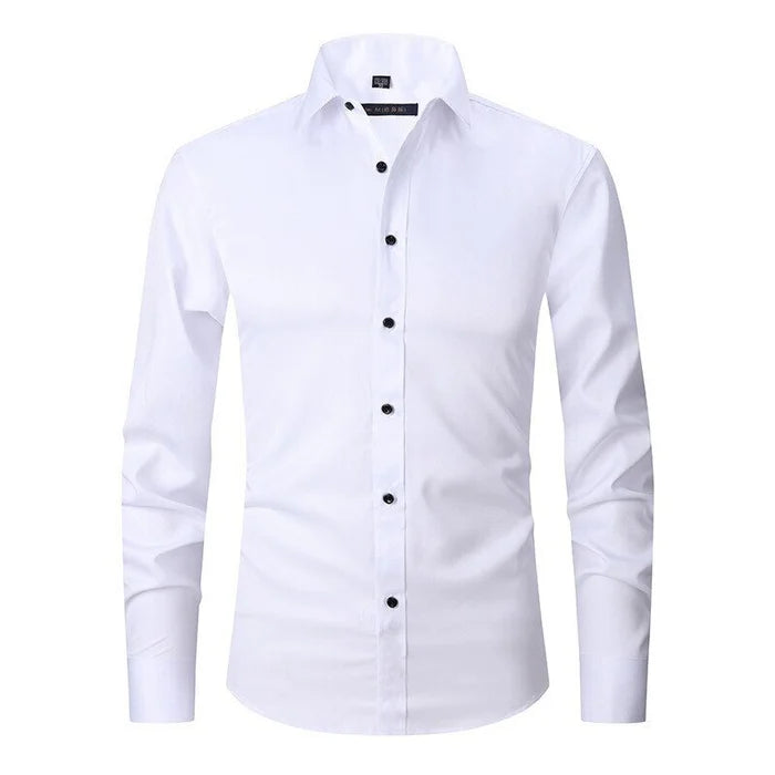 Levoire | Chemise Extensible Anti-Rides Blanc