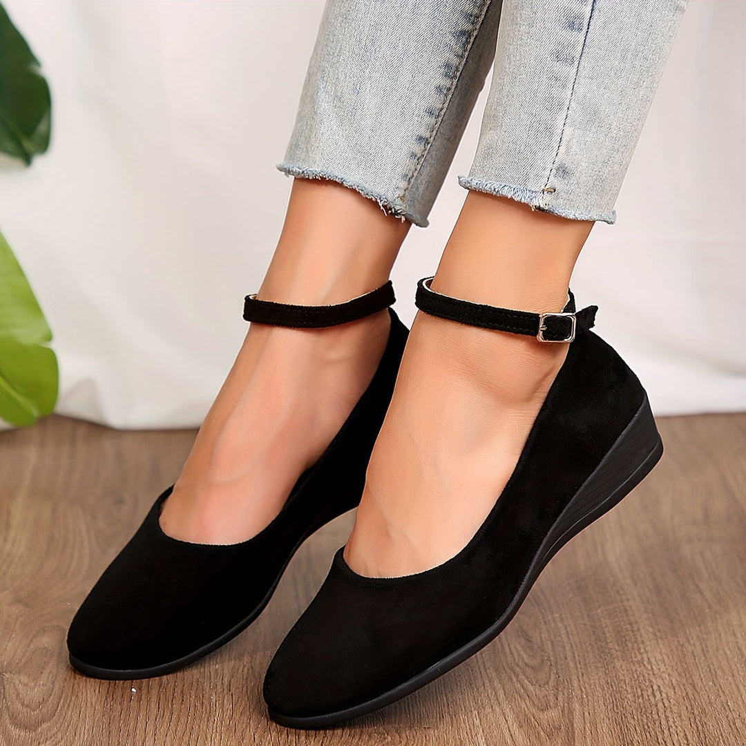 Levoire | Ballerines En Flanelle Simples Avec Des Boucles