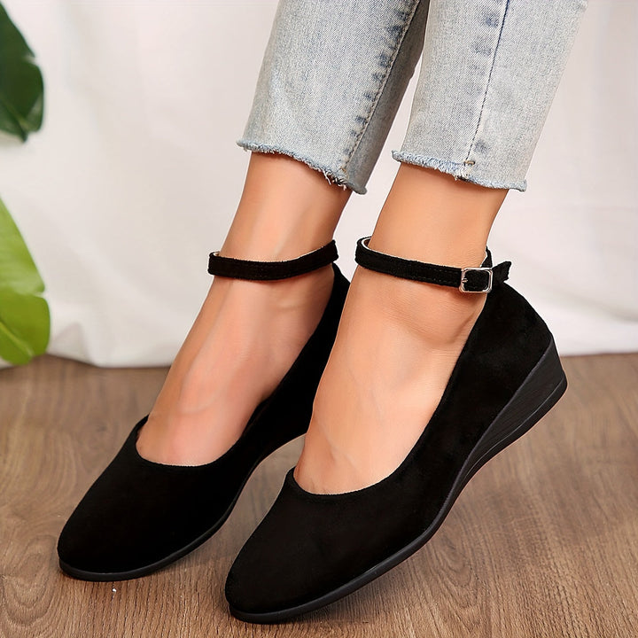 Levoire | Ballerines En Flanelle Simples Avec Des Boucles