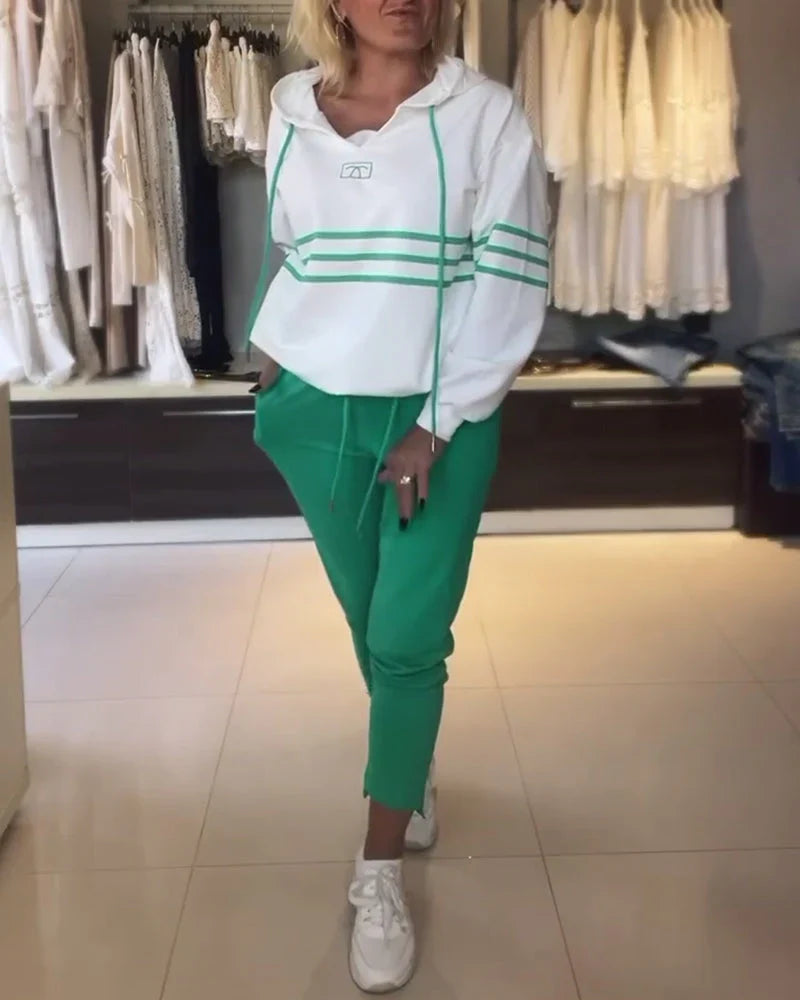 Levoire | Ensemble de robe en coton moulant VERT