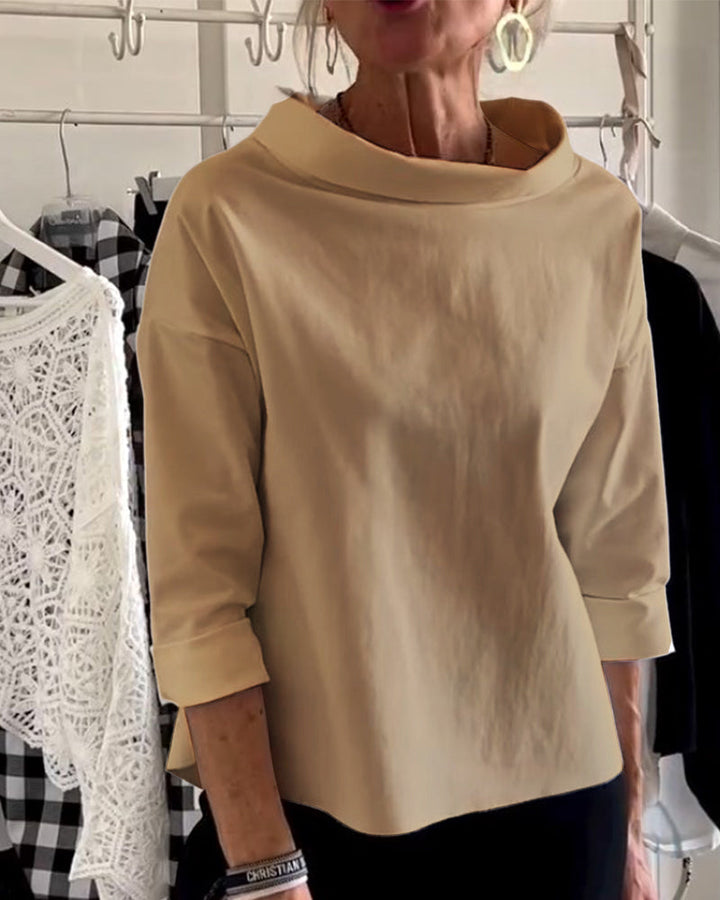 Levoire | Haut élégant pour femmes Kaki