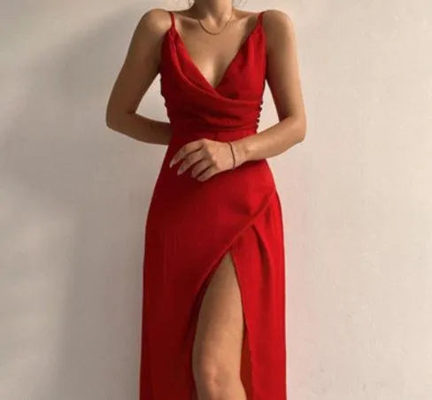 Levoire | Robe à encolure plongeante et imprimé Rot