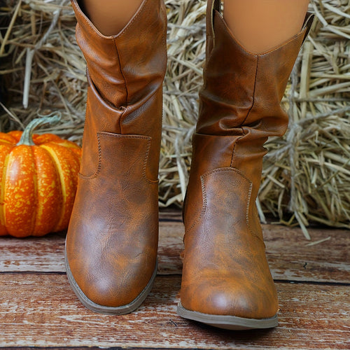 Levoire | Bottes De Cow-Boy Chunky À Talon