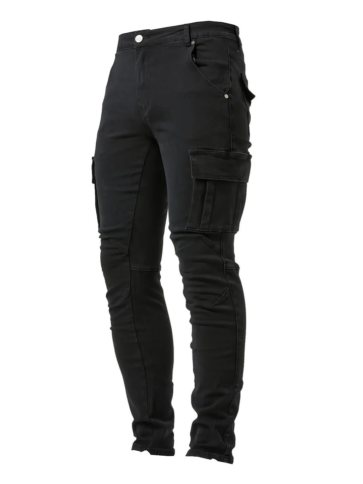 Levoire | Slim Fit Cargo Jeans Im Streetstyle