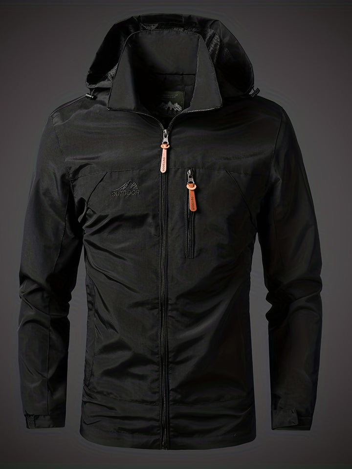 Levoire | Veste Softshell Imperméable Pour Hommes Avec Capuche