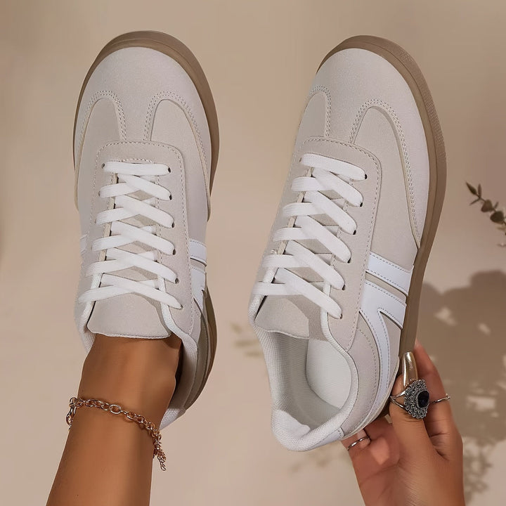 Levoire | Sneaker Femme Confortable En Couleurs Unies Gris clair