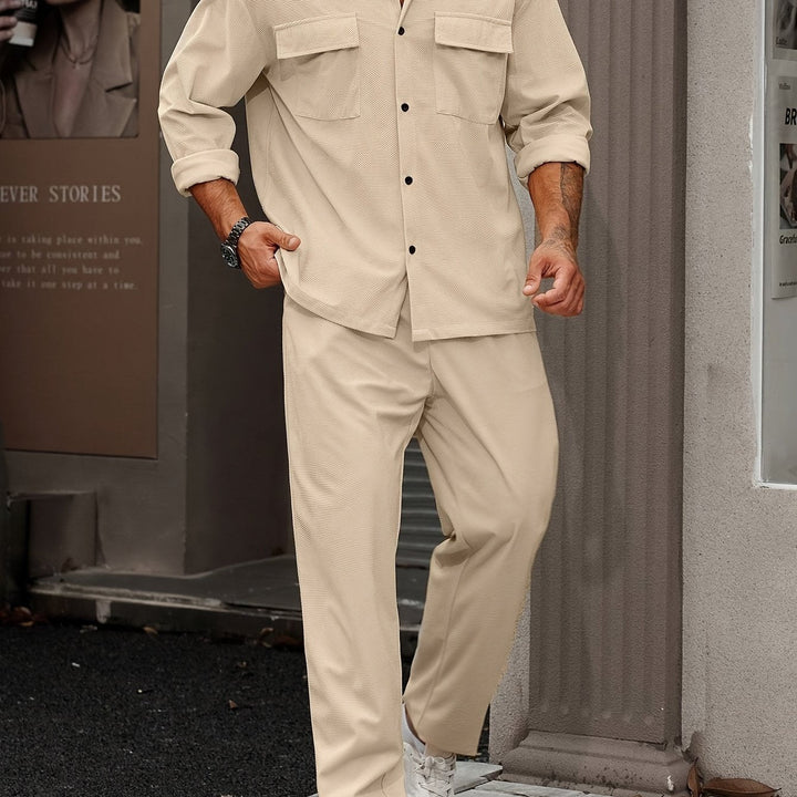 Levoire | Rennokka Accessoires D'Été Pour Hommes, Avec Une Chemise Inversée Et Un Pantalon