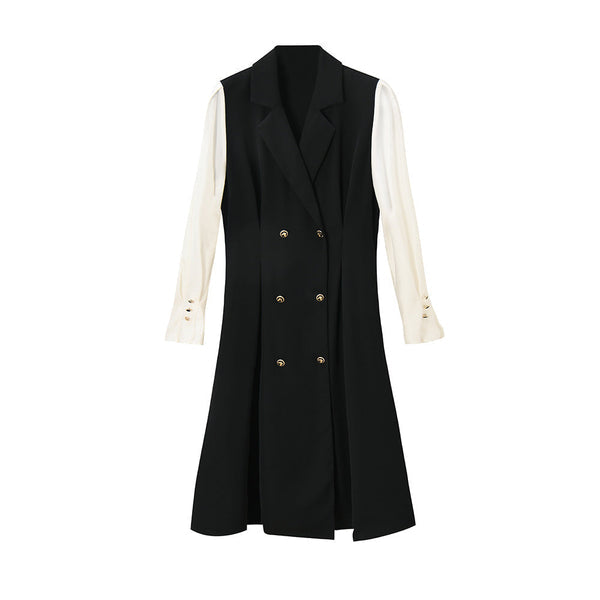 Levoire | Robe polyvalente avec un col en V moderne et une ceinture