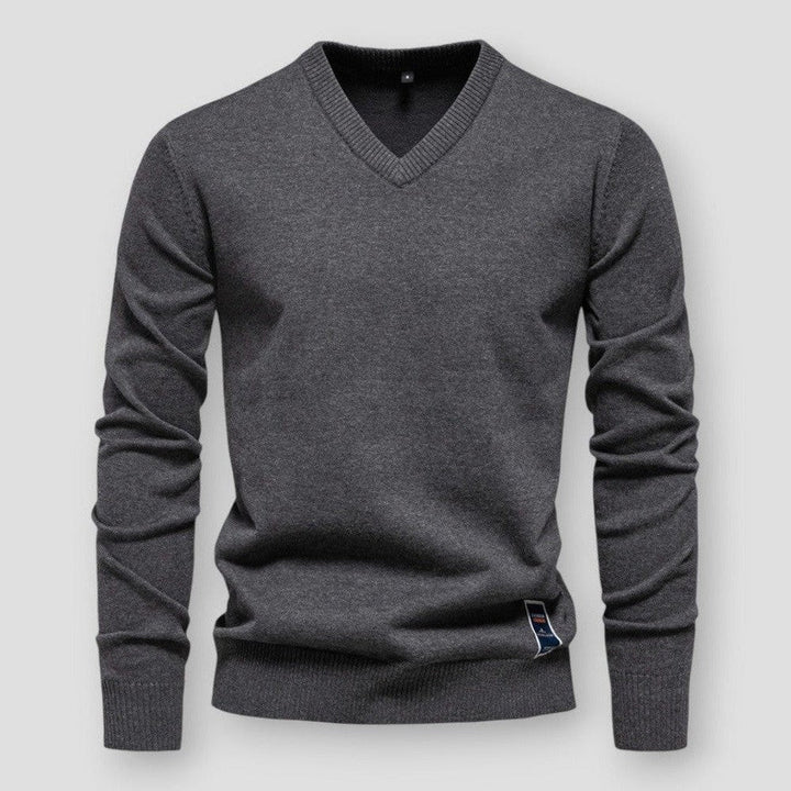 Levoire | Pull d'Automne Décontracté Gris foncé
