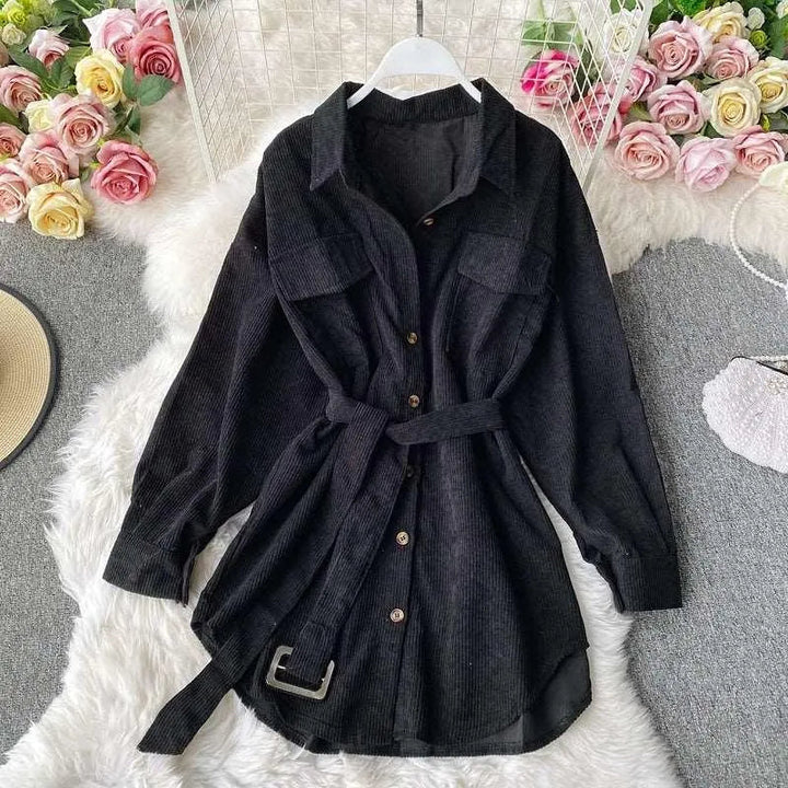 Levoire | Robe en velours Noir Une taille