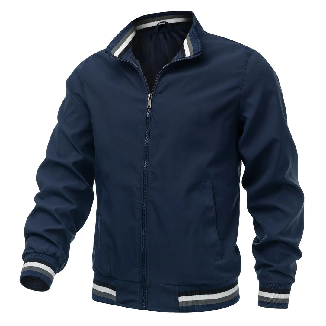 Levoire | Veste À Manches Longues Avec Poches Et Fermeture Éclair Bleu