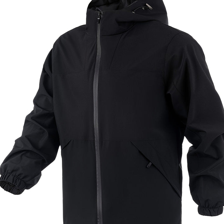 Levoire | Veste Légère Pour Homme Avec Capuche, Décontractée En Coloris Bloc