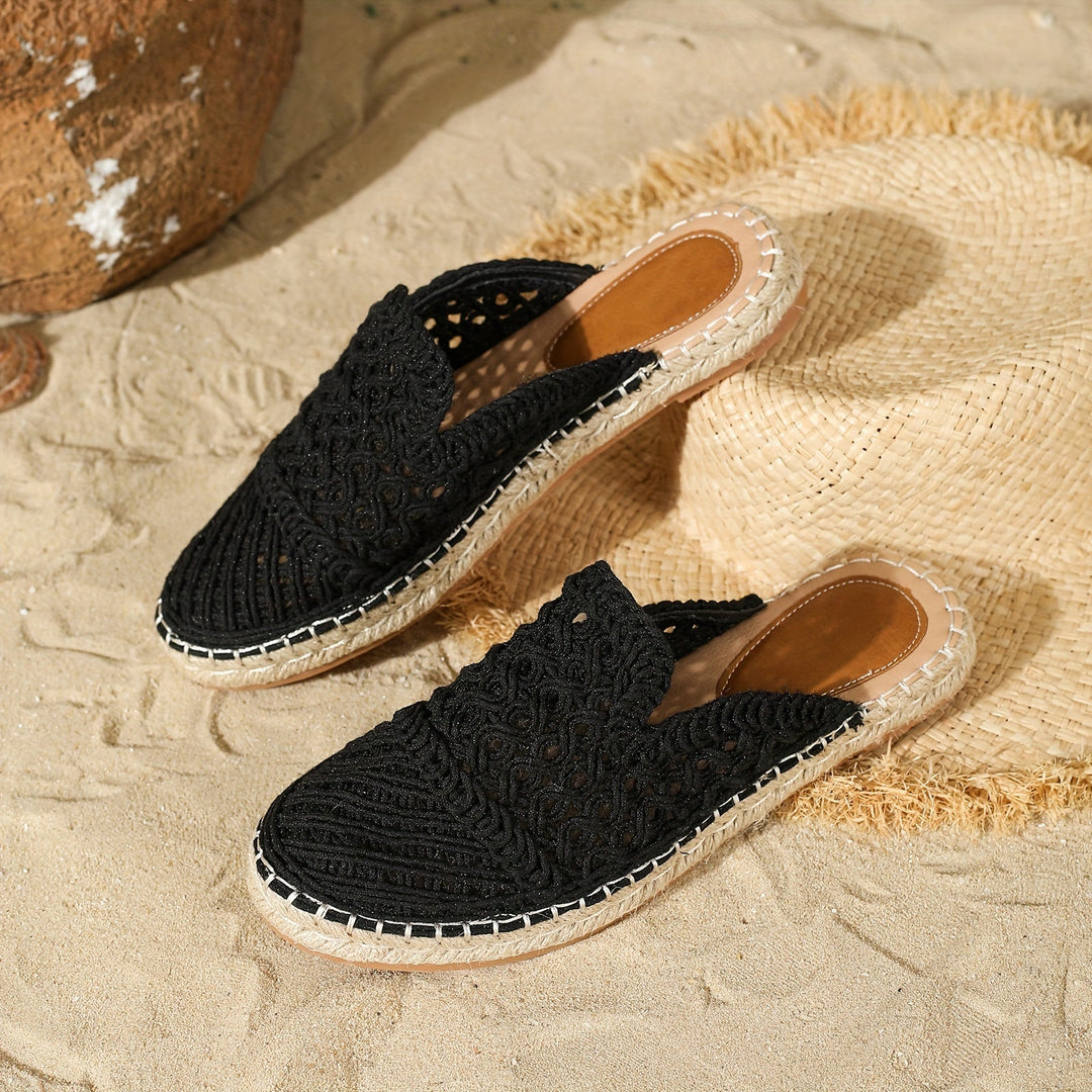 Levoire | Sandales Plates D'été Pour Femmes Noir