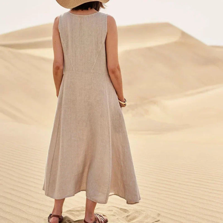 Levoire | Robe D'Été Maximekko À Manches Longues Style Moderne