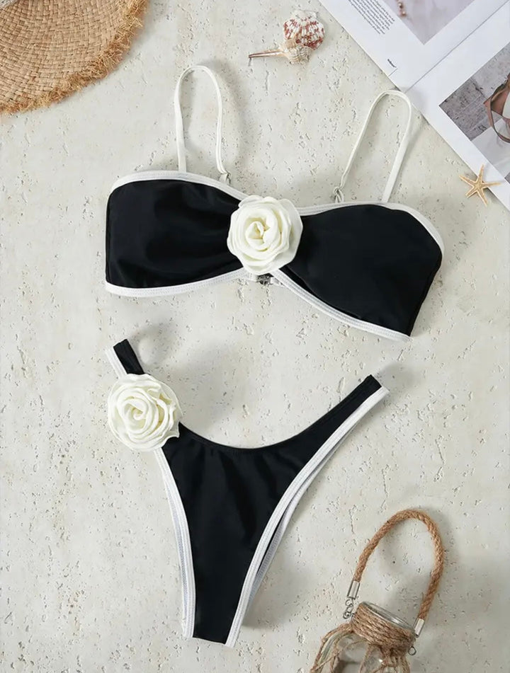 Levoire | Ensemble Bikini Bandeau Coloré