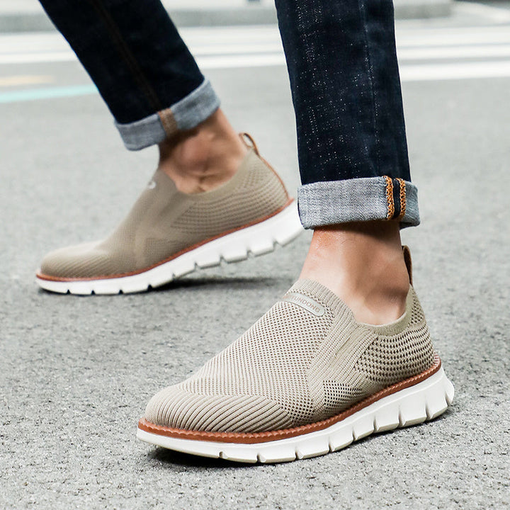 Levoire | Respirant Mesh Khaki Chaussures Pour Hommes