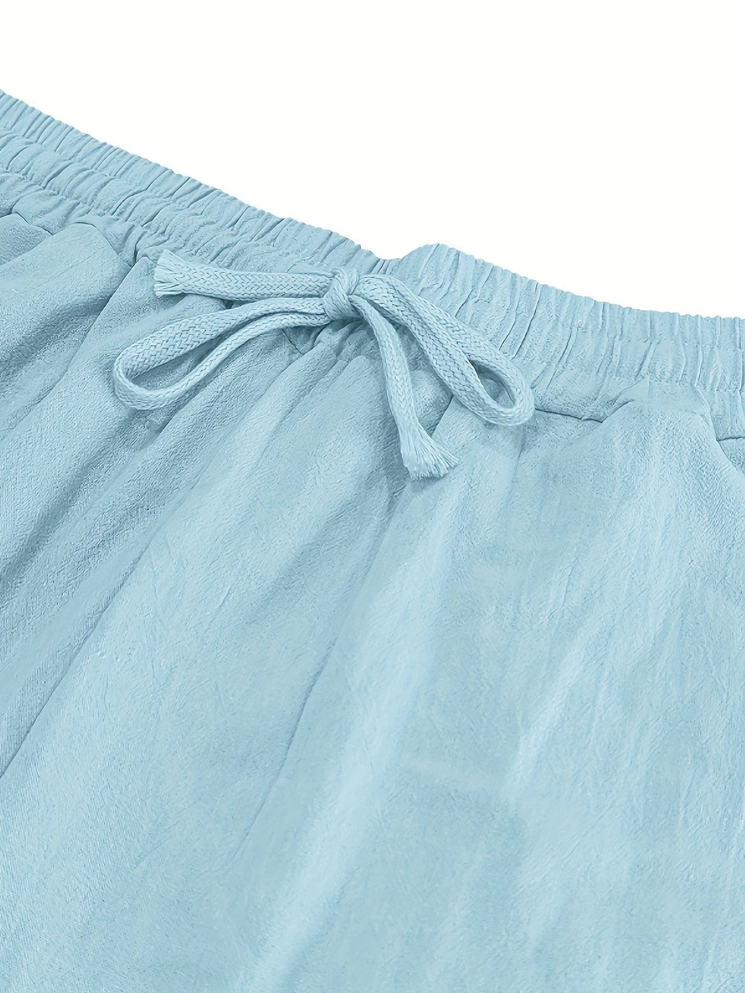 Levoire | Loisirs Coton Lin Pantalons Couleur Unie