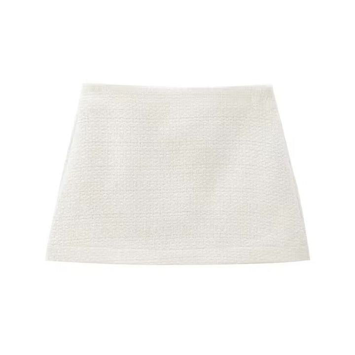 Levoire | Ensemble Élégant De Blazer Et Mini-Jupe En Blanc