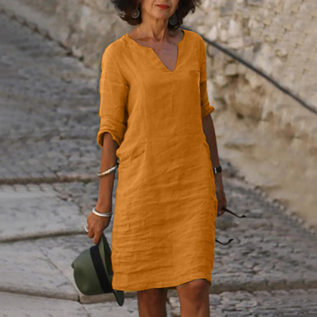 Levoire | Une Robe Gracieuse Jaune