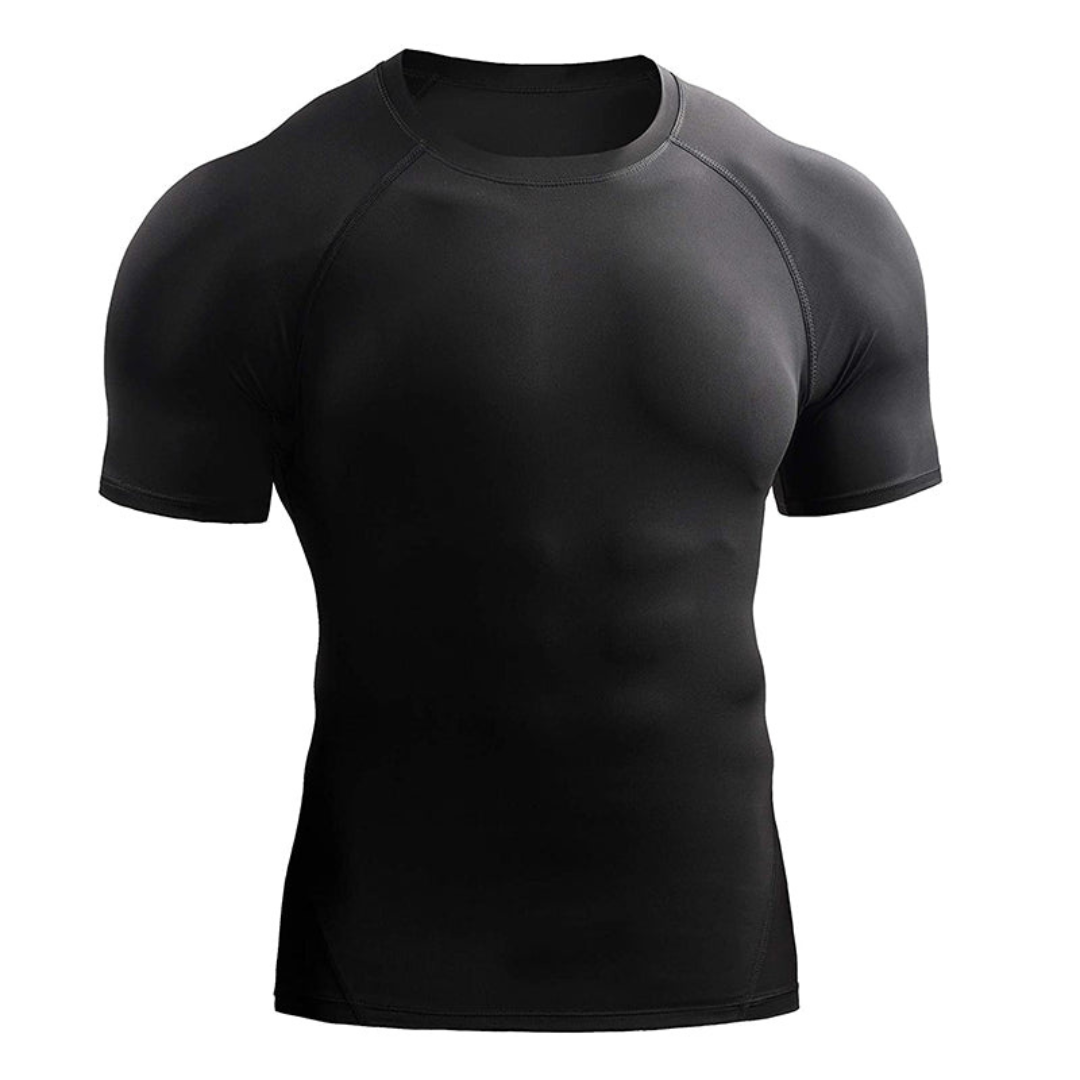 Levoire | T-Shirt de sport pour hommes à coupe classique Noir