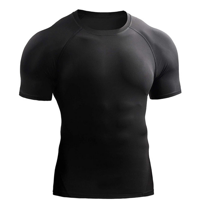 Levoire | T-Shirt de sport pour hommes à coupe classique Noir