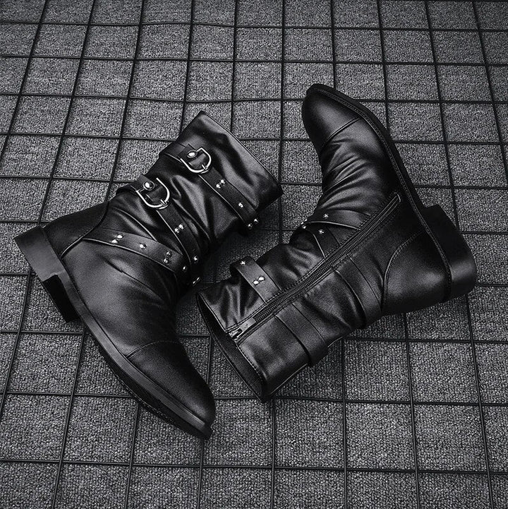 Levoire | Bottes en cuir vintage