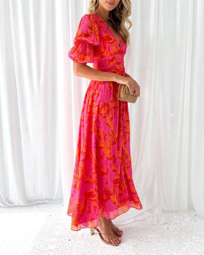 Levoire | La Longue Robe Rouge Rose