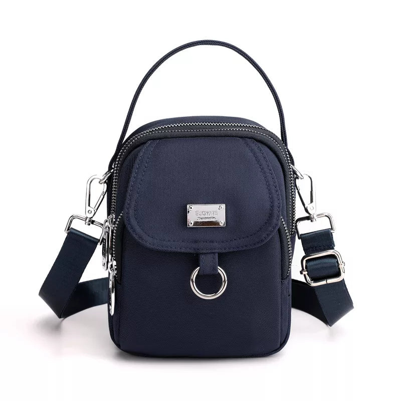 Levoire | Sac mini 3 en 1 pour femmes à la mode, bandoulière réglable et élégant Bleu foncé