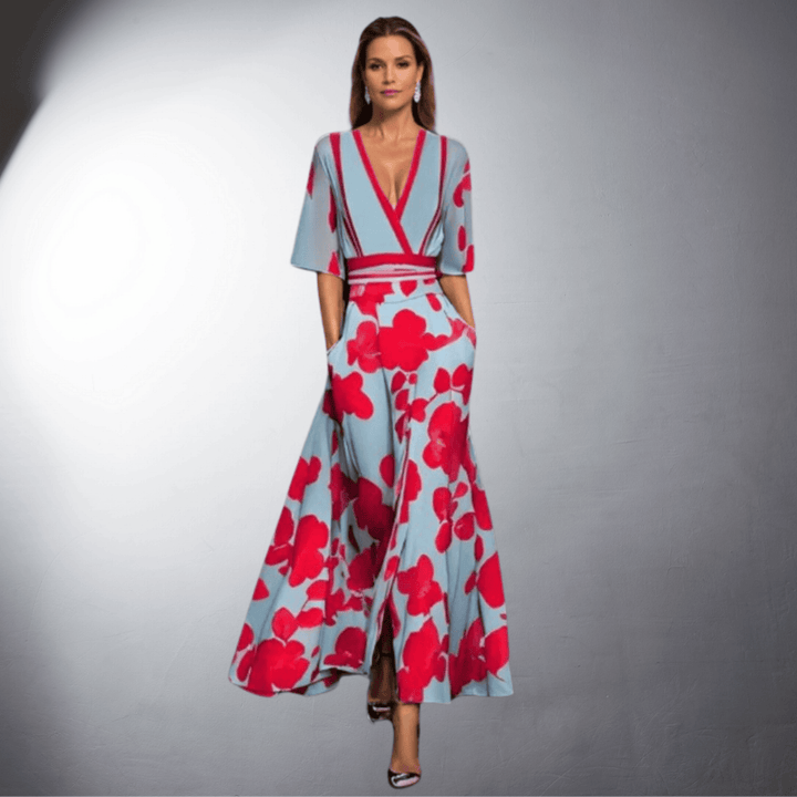 Levoire | Robe Florale Élégante Faite À La Main