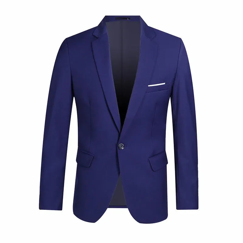 Levoire | Blazer Slim Fit Élégant pour Hommes Bleu marine