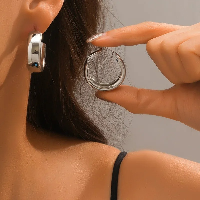 Levoire | Boucles D'Oreilles Grandes Anneaux Dorées