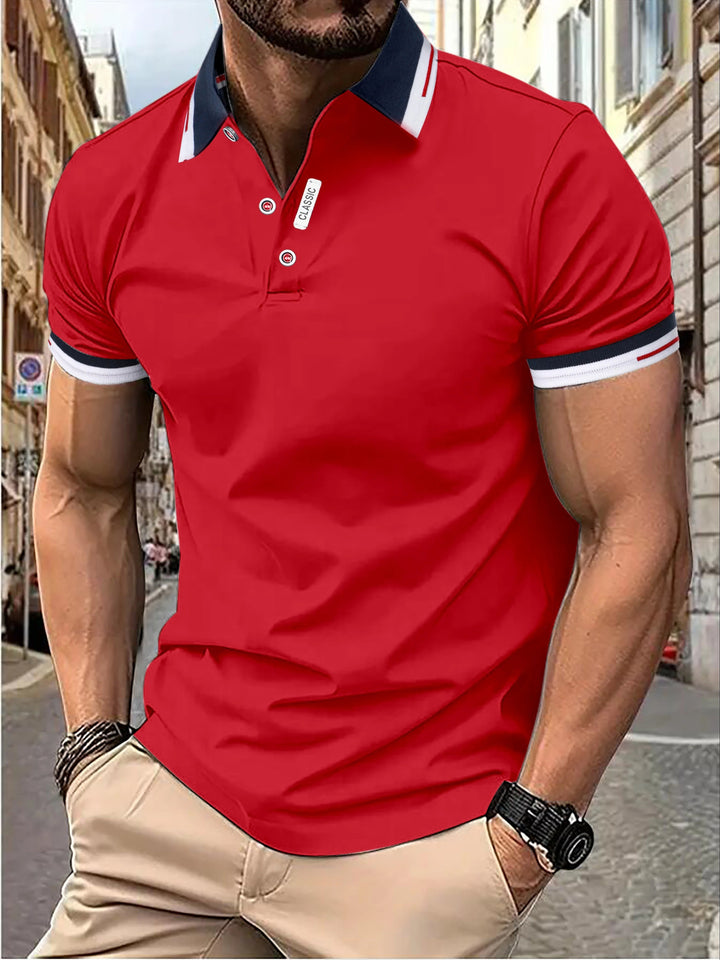 Levoire | Polo décontracté pour hommes Rot