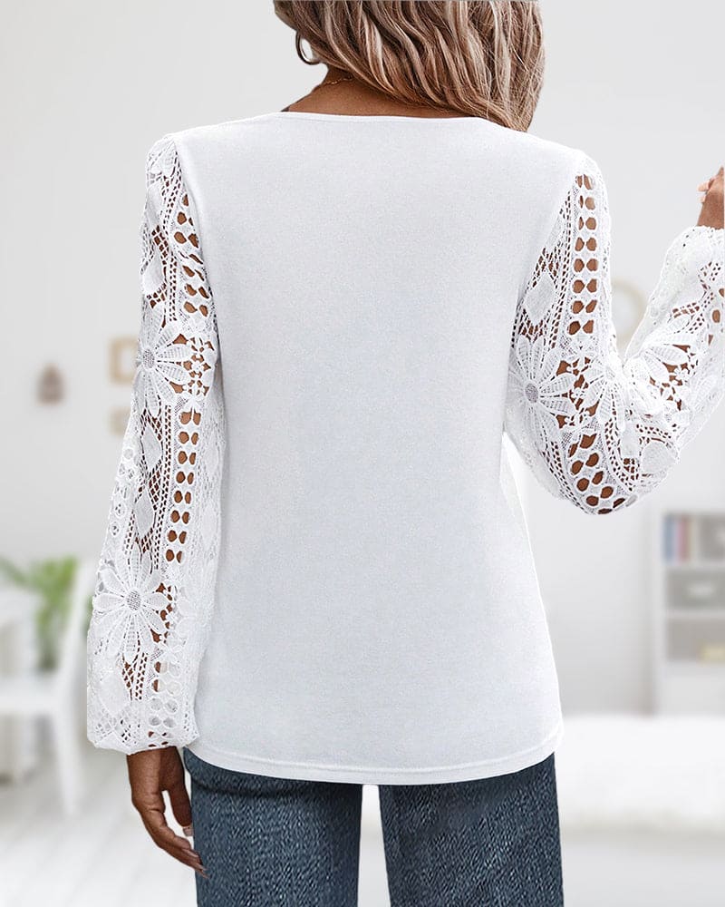 Levoire | Blouse Avec Dentelle