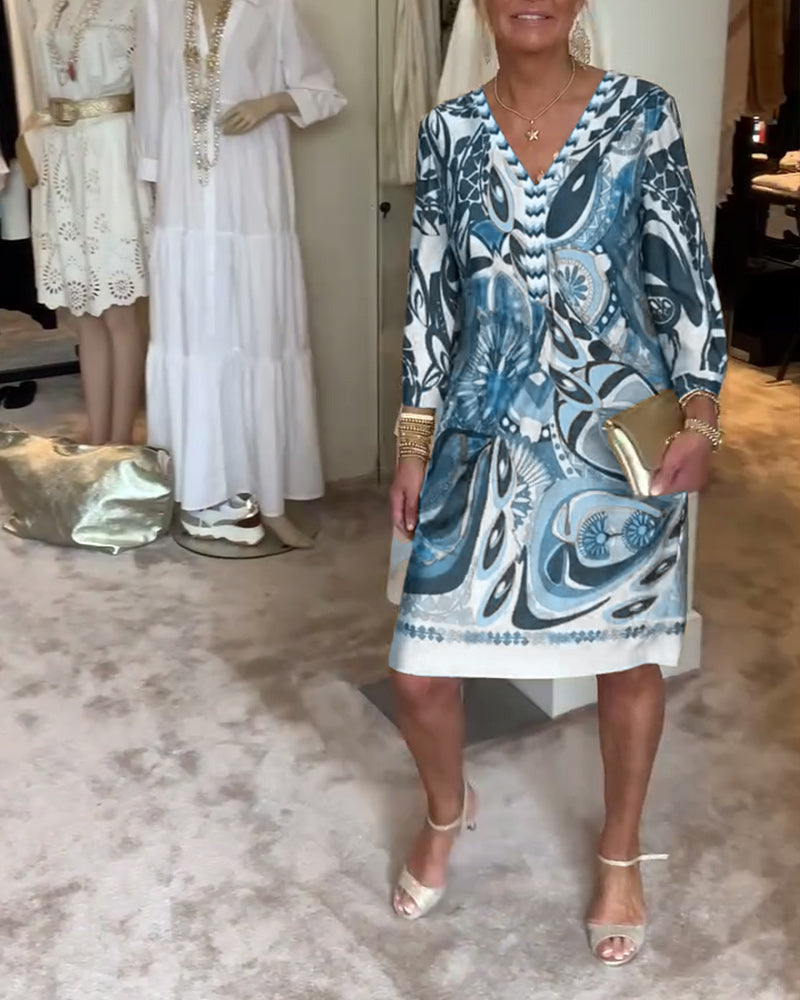 Levoire | Robe Vintage À Imprimé