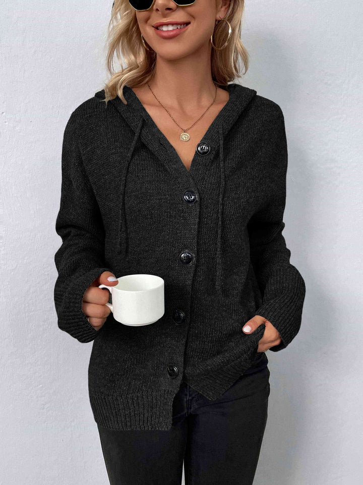 Levoire | Sweat À Capuche À Manches Longues Pour Femmes Élégantes Noir