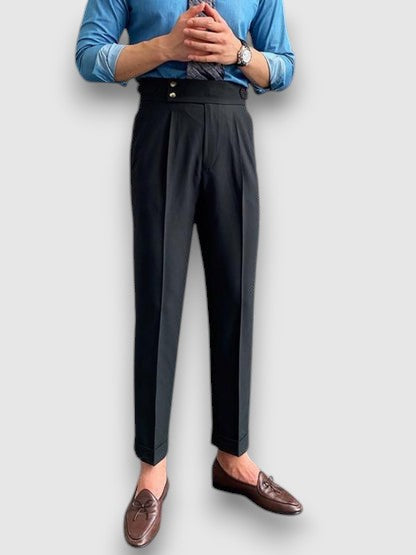 Levoire | Pantalons Vintage Élégants Noir