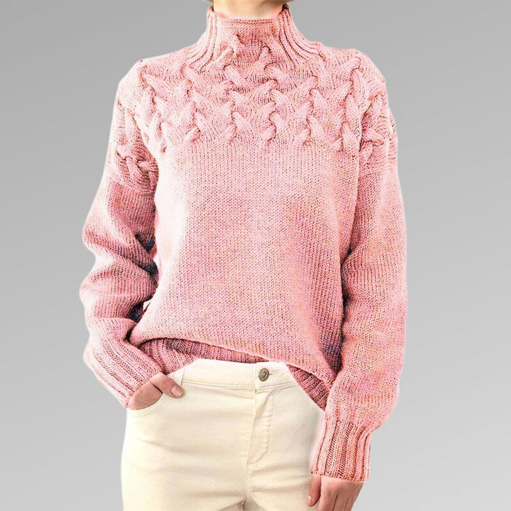 Levoire | Chauffe Pull Femmes Manches Longues Rosa