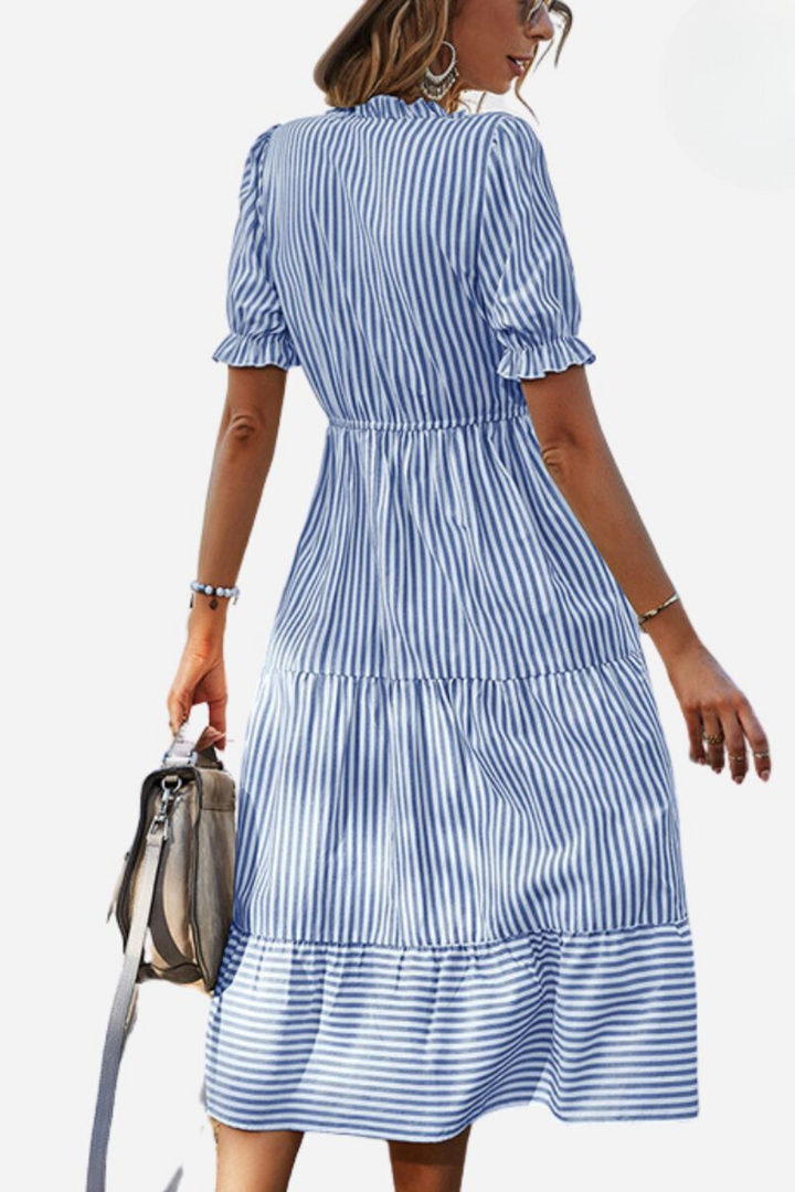 Levoire | Robe D'Été À Rayures Pour Femmes