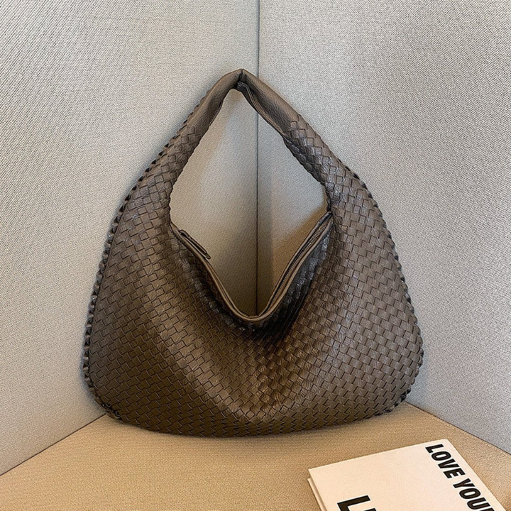 Levoire | Sac bandoulière tissé pour femmes Gris