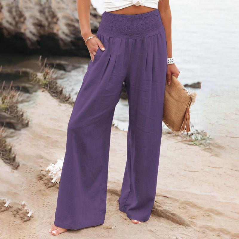 Levoire | Pantalons Décontractés À Jambes Larges Et Poches Lilla