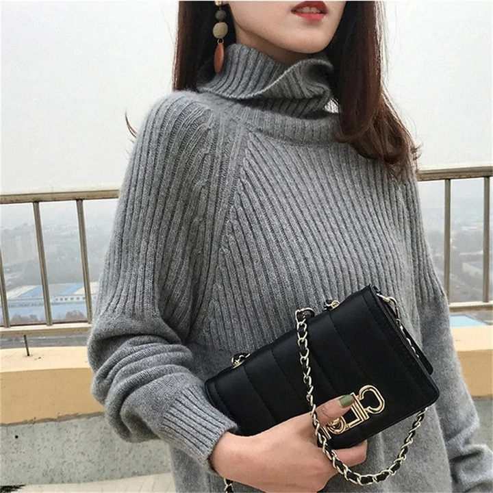 Levoire | Chemisier Femme Col Montant Plissé Accent Doux Et Chaud Chemisier Col Montant Femme Gris