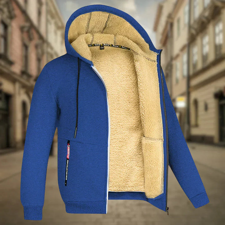 Levoire | Hoodie Fleece Homme Bleu