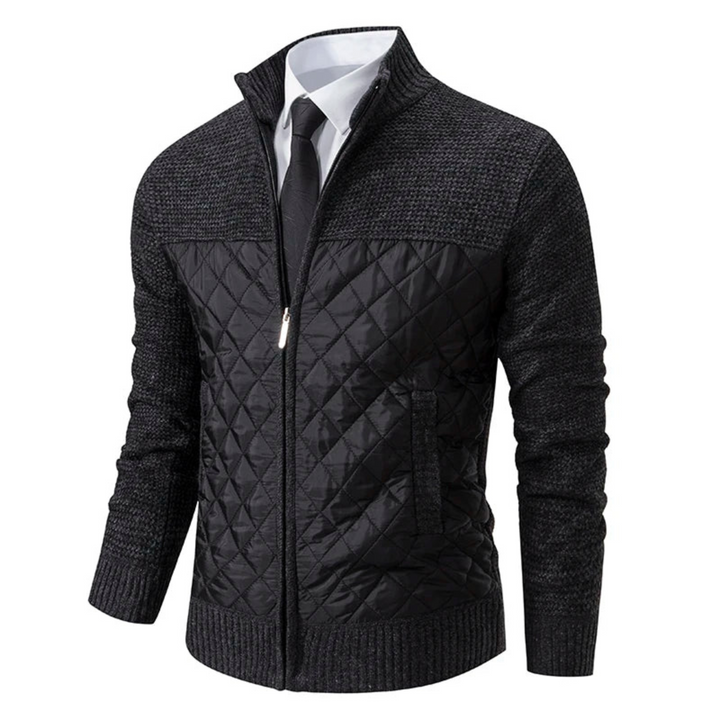 Levoire | Veste En Tricot Chaude Pour Hommes À Manches Longues Noir