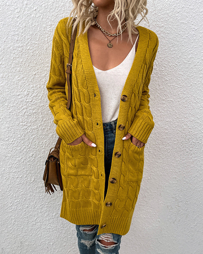 Levoire | Manteau D'Hiver Simple Et Chic Jaune