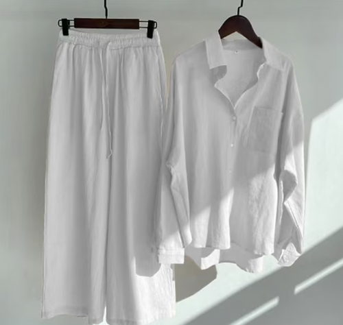 Levoire | Ensemble D'Été Pour Femmes Avec Chemise Et Pantalon
