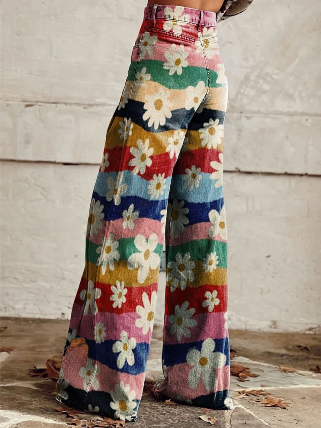 Levoire | Retro Fleurs Pantalon Vas